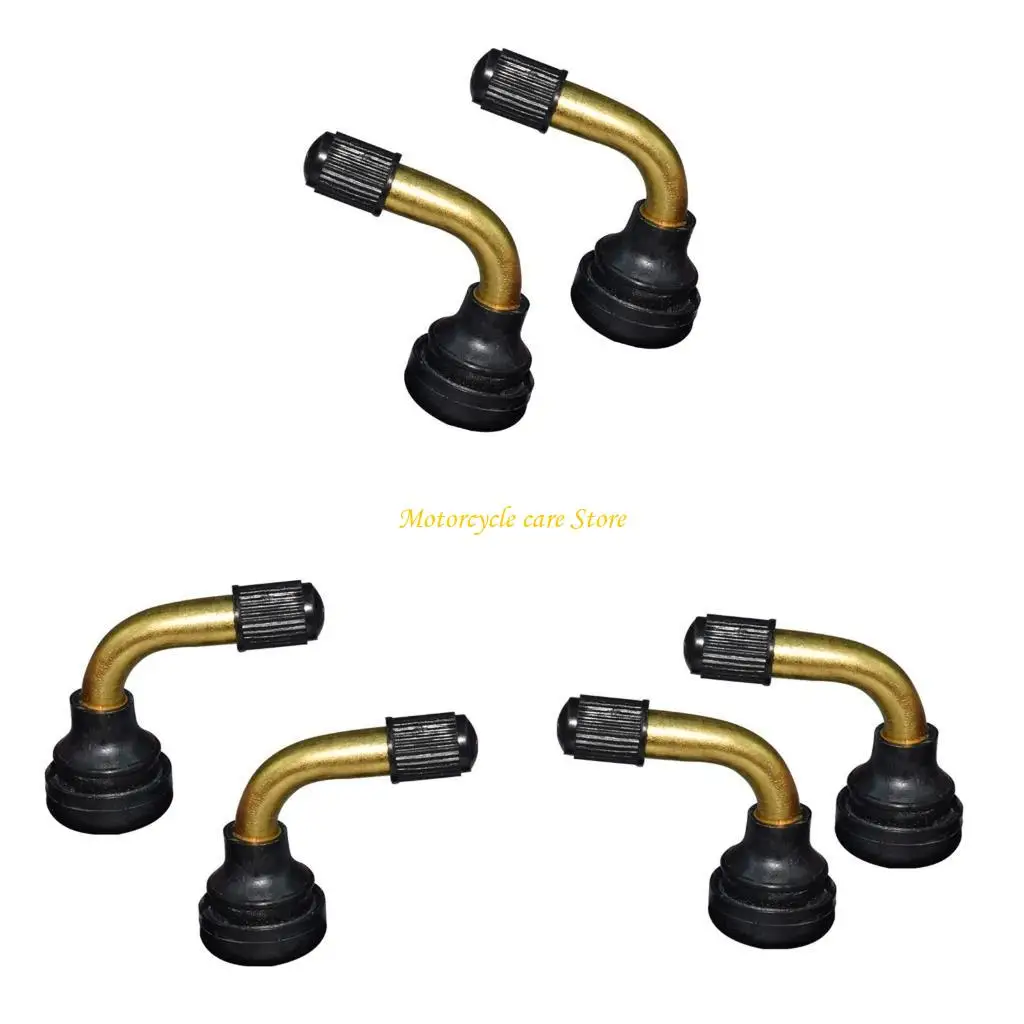 

U75F PVR40 50 60 70 Tire Valves Stem 90 Degree Rubber Base Wheel Tyre Valves Stem