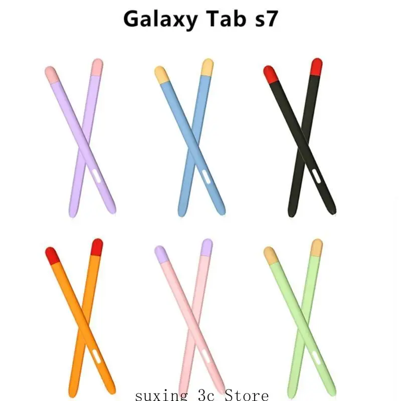 

E8BE Soft Silicone for Touch Pen Replacement Tips/Nibs for Tab Colors Tablet Silicone Pencil for Case