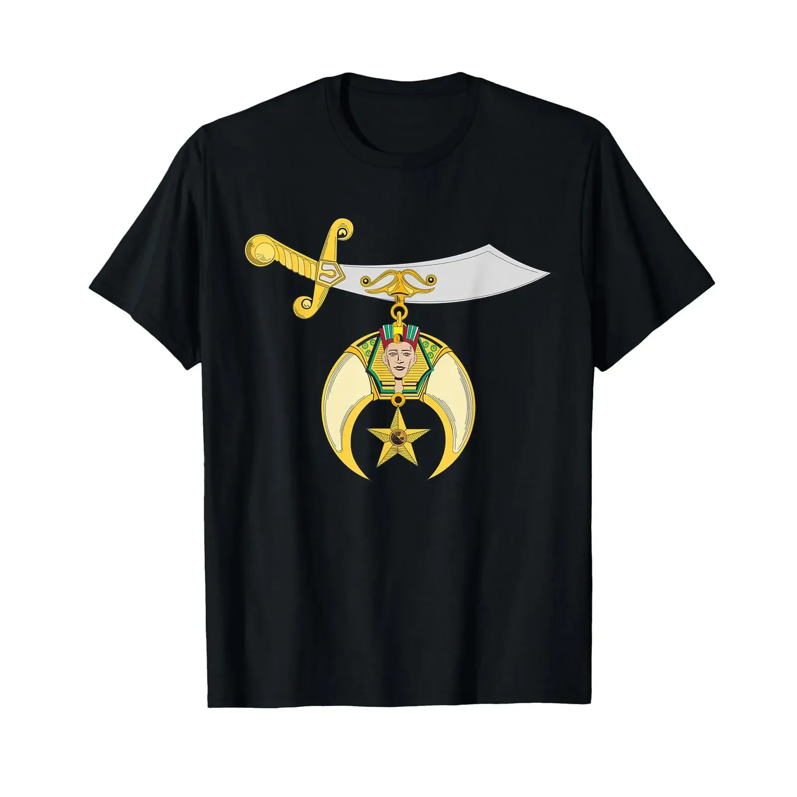 Футболка Shriner Classic: винтажный стиль, мягкая, эластичная, дизайнерская одежда, модный уличный стиль, универсальная.
