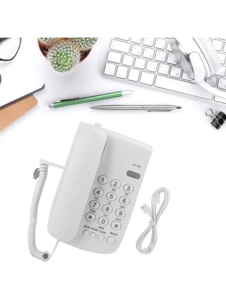 652F Wall-Mounted Telephone Noise-cancelling for Homes and Offices Desktop