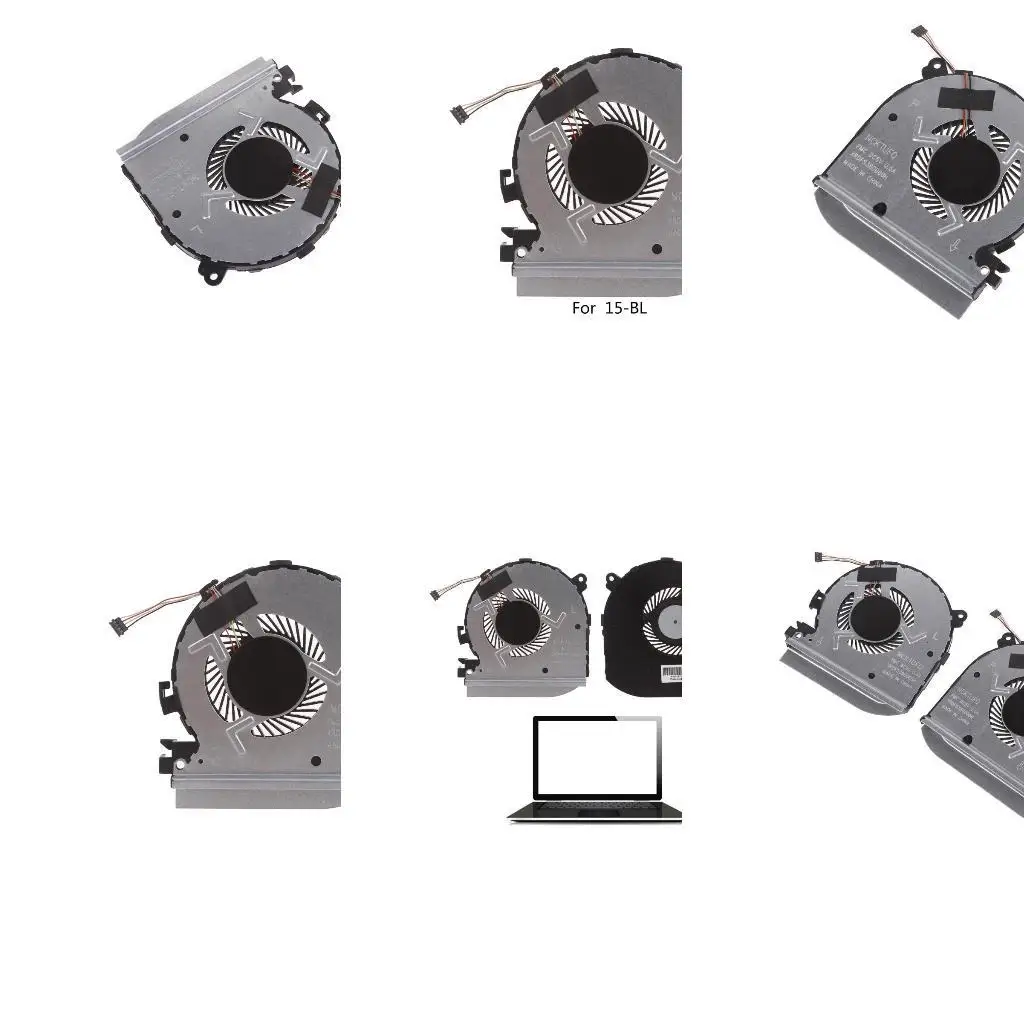 

652F Replacement CPU+GPU Cooling Fan for Spectre 360 15-BL 914357-001 914358-001