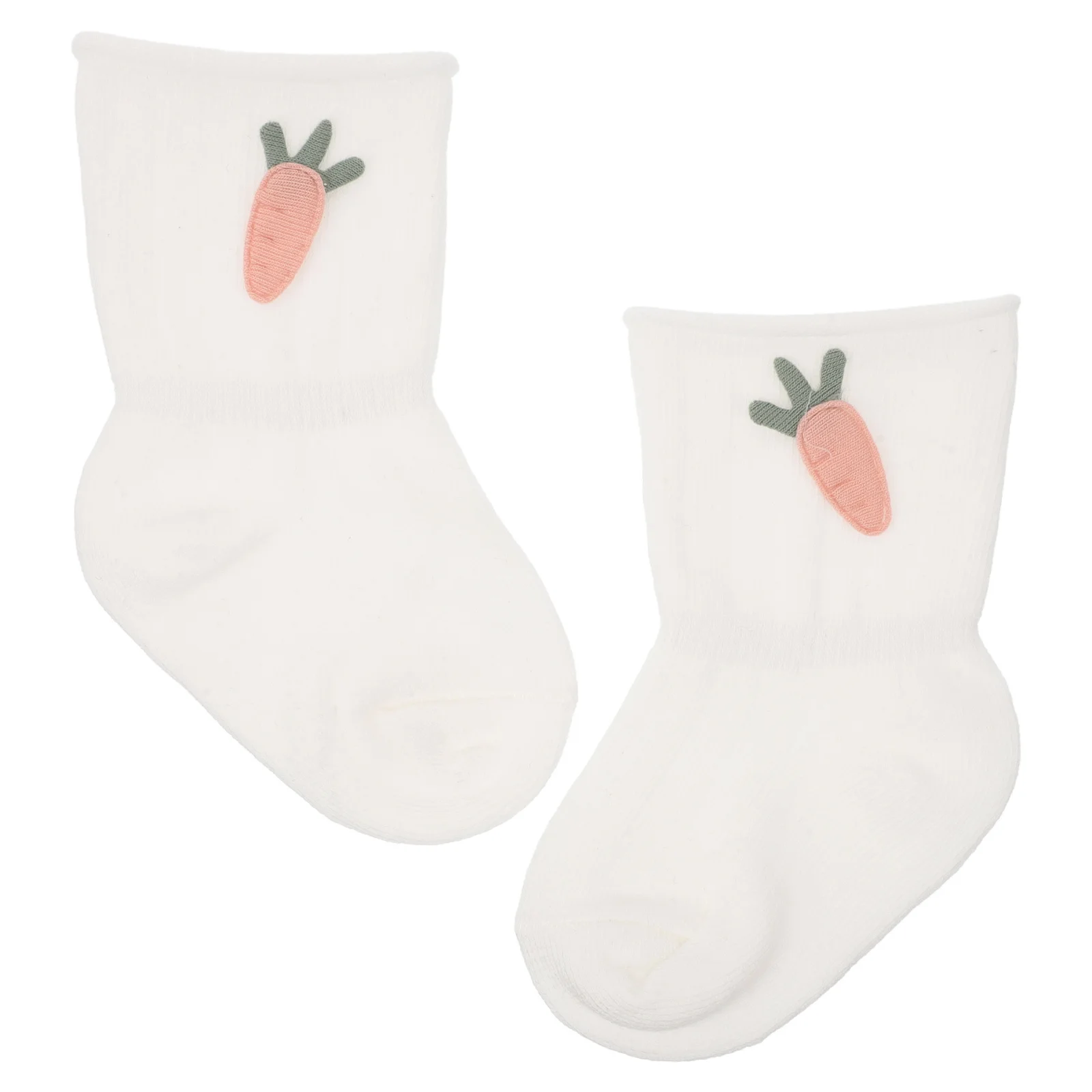 

1 Pair Newborn Mid- Cotton Anti-Slip Grip Walking Socks For Infants Toddlers Stay On Soft Comfortable Cartoon Design