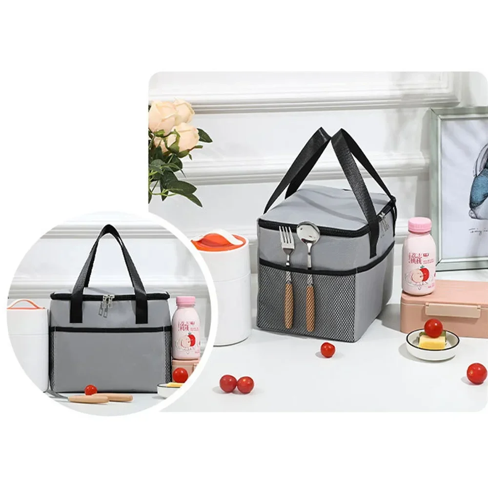 Storage Handbag Cooler Bags Waterproof Box Thermal Insulated Bag Fashion Hygiene-Friendly for Men and Women Food Tote