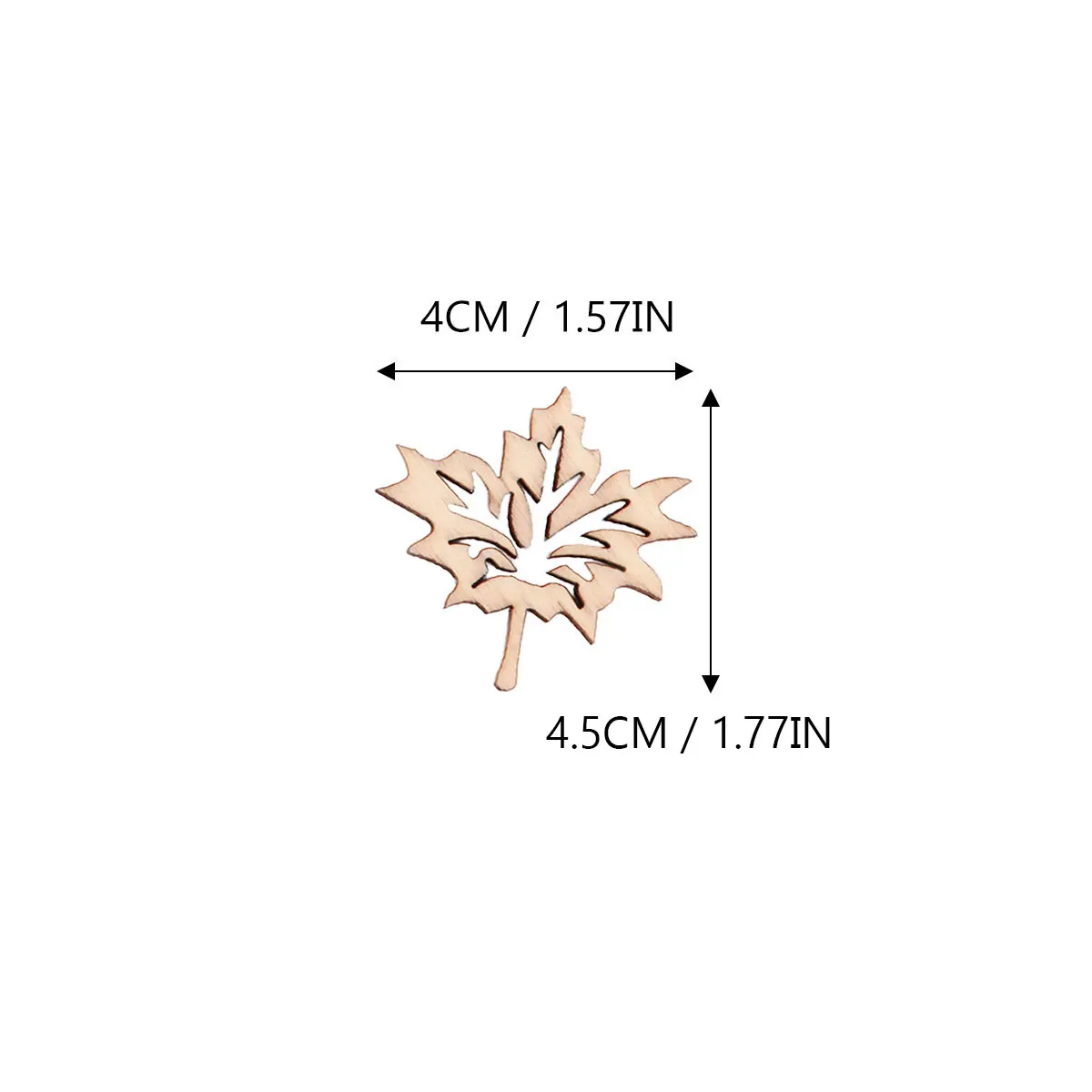 

Leafs Log Leaves and Slices Unfinished Wood Embellishments Wooden Craft Supplies Decorative