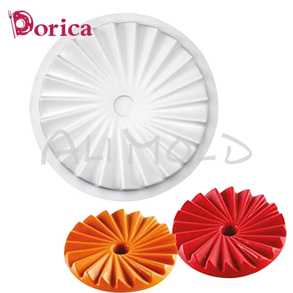 Dorica Origami Design Chocolate Mousse Mold French Dessert Silicone Mould Cake Decorating Tools Kitchen Supplies Bakeware