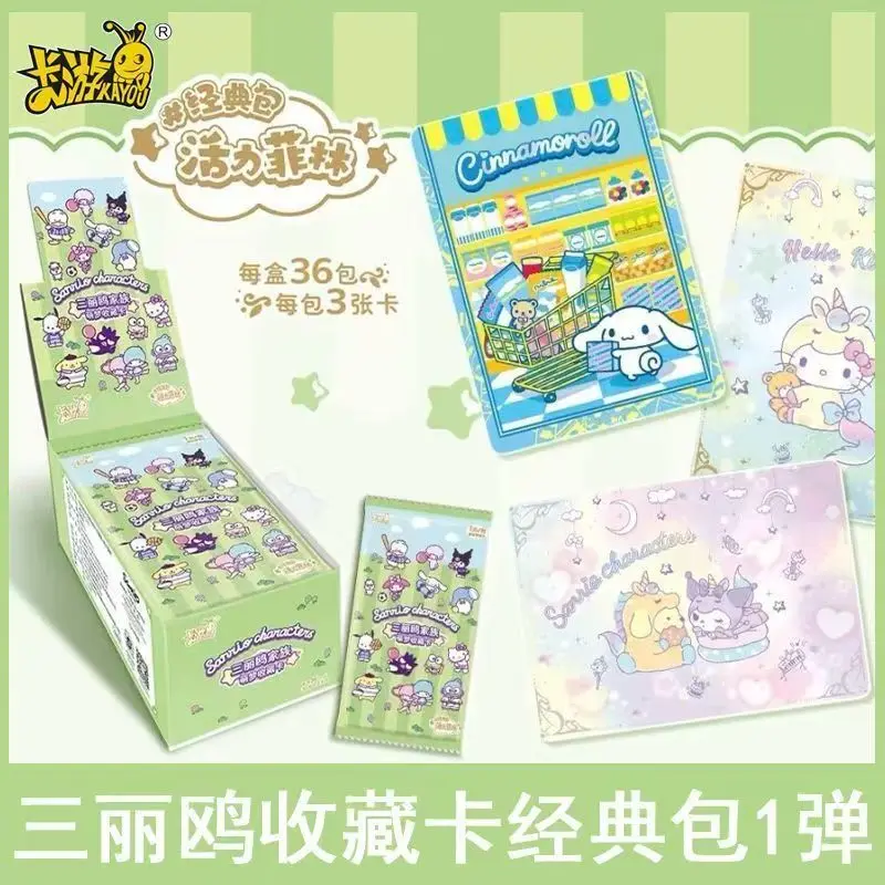108 قطعة/المجموعة/مجموعة شخصيات أنيمي سانريو الأصلية مجموعة لطيفة بطاقة هواية كورومي ميلودي كيتي سينامورول هدية للأطفال