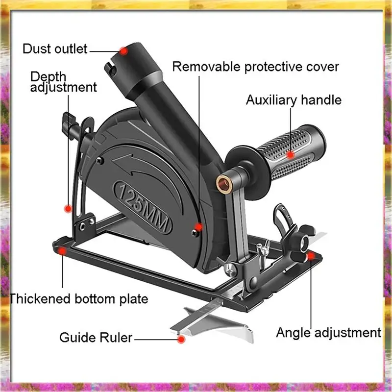 Top Deals Angle Grinder Bracket Angle Grinder Support 45°Adjustable Angle Grinder Stand Angle Grinder Hand Fixed Cutter Support