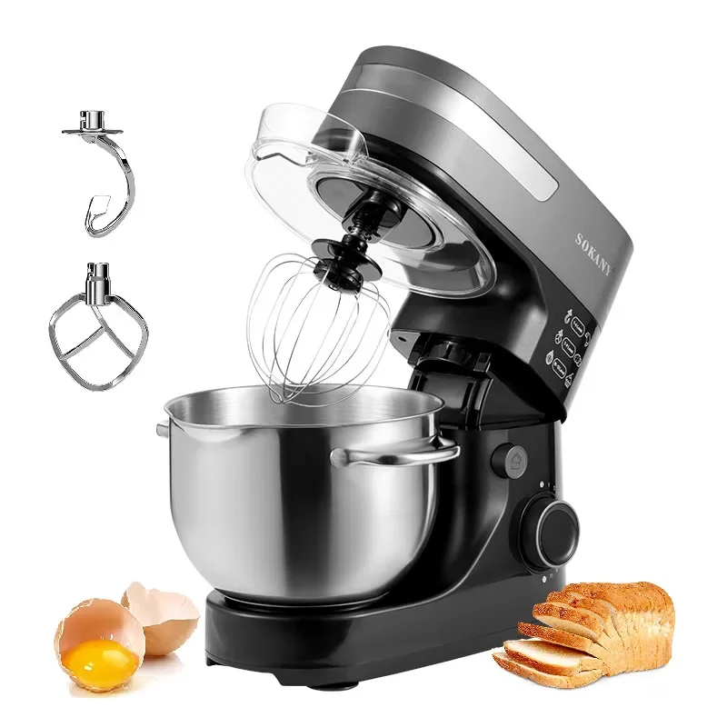 9107S Multifunctional Kitchen Food Processor Robot Cuisine Cooks Machine Chef Knead Dough Flour Mixer