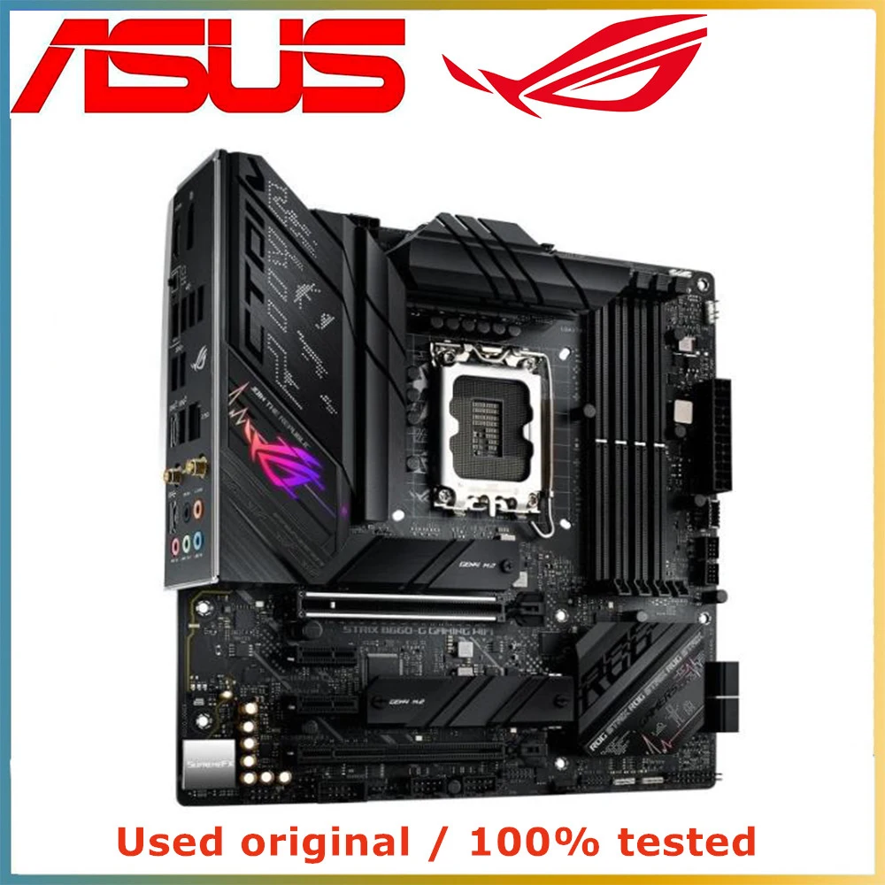 For ASUS ROG STRIX B660-G GAMING WIFI DDR5 Desktop B660 Motherboard LGA 1700 Support 12400F 12400 13700 i3 12100F
