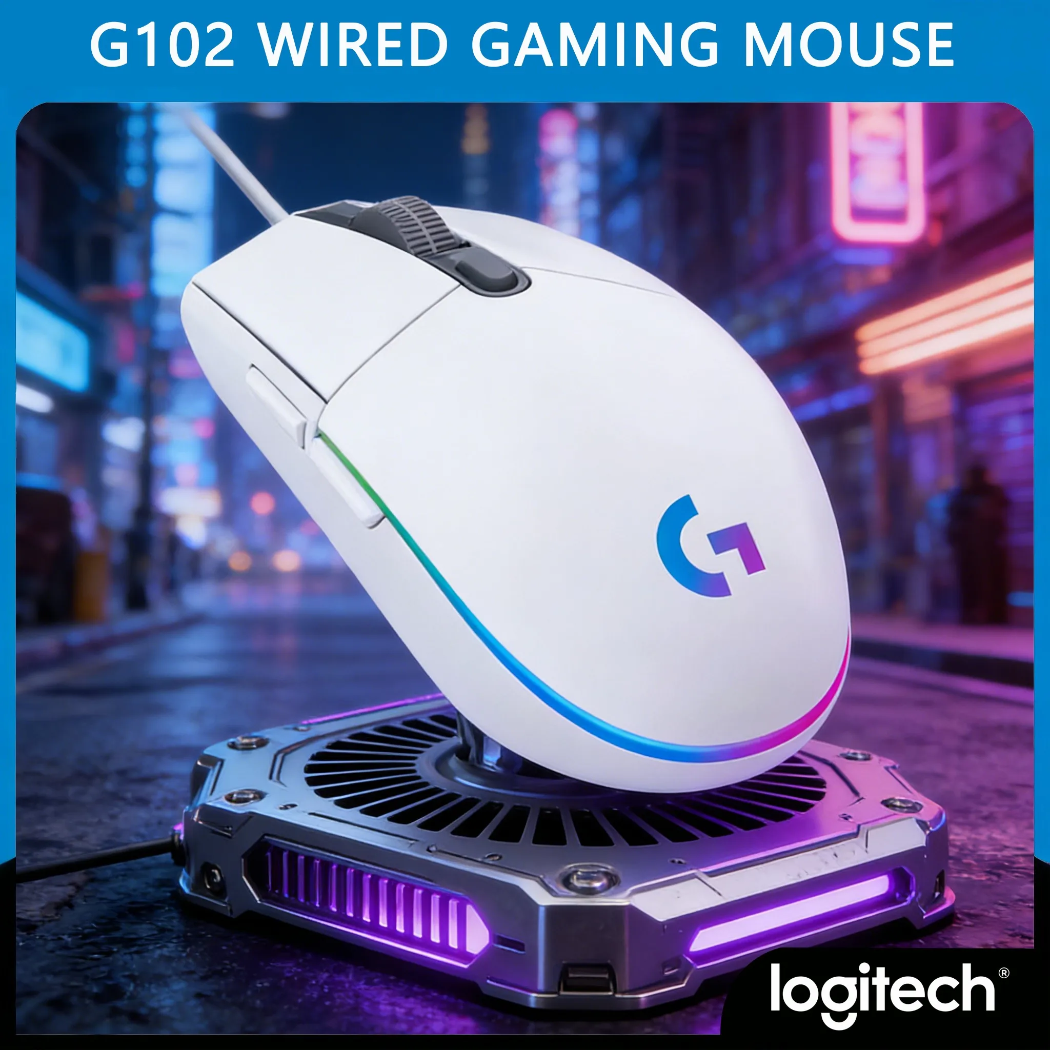 

6 Programmable Buttons Logitech G102 Mouse for Personalized Gaming