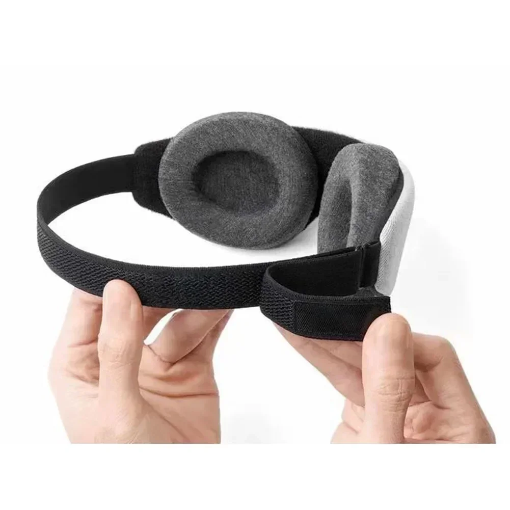 Antifaz 3D Transpirable con Banda Bloqueadora de Luz, Antifaz de Protección Ocular para Viajes, Oficina, Siesta, para Dormir Rápido