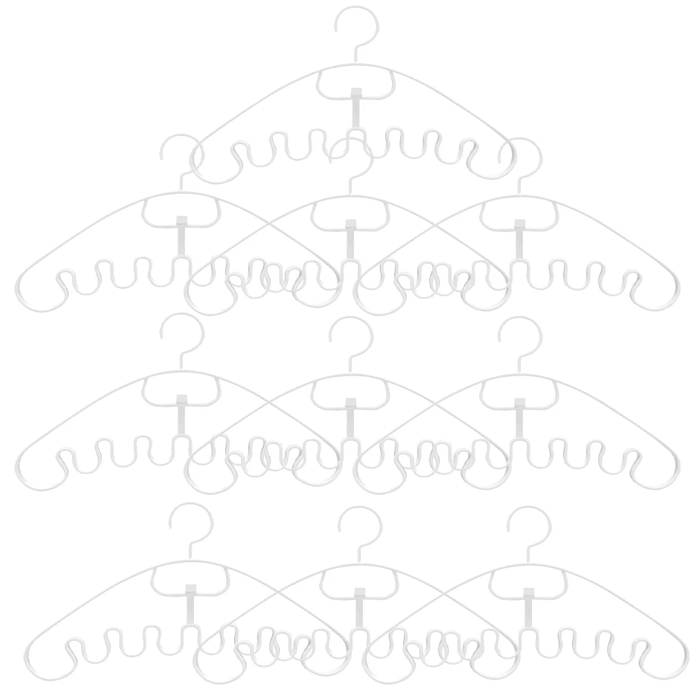 

Wavy Hanger Set Space Saving Closet ganizer Multipurpose Clothes Hangers for Tank Tops Bra Holder Scarves Belts Camisoles