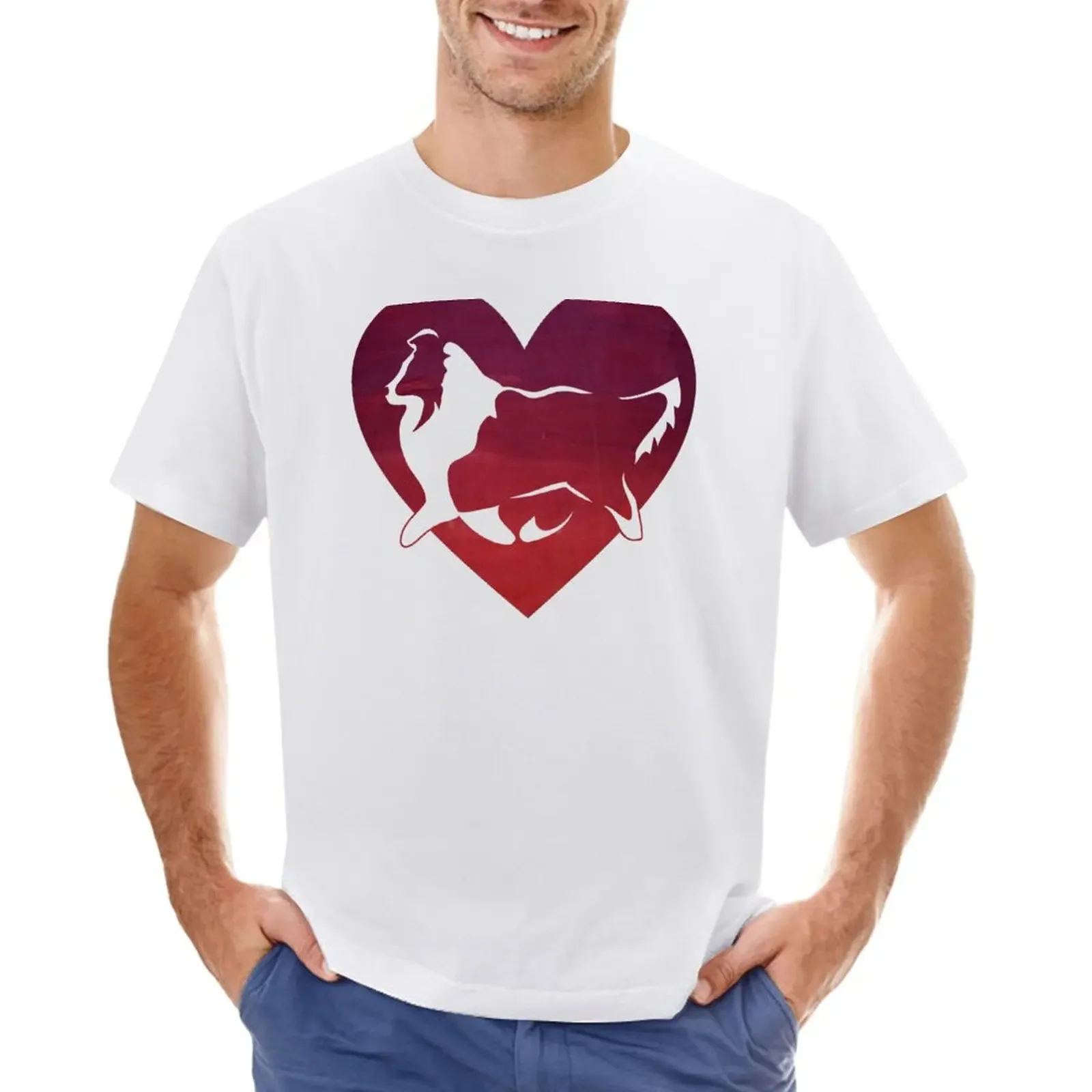 Shetland Sheepdog Sheltie Love Heart | NickerStickers? on Redbubble T-Shirt boys animal print funnys blanks clothes for men