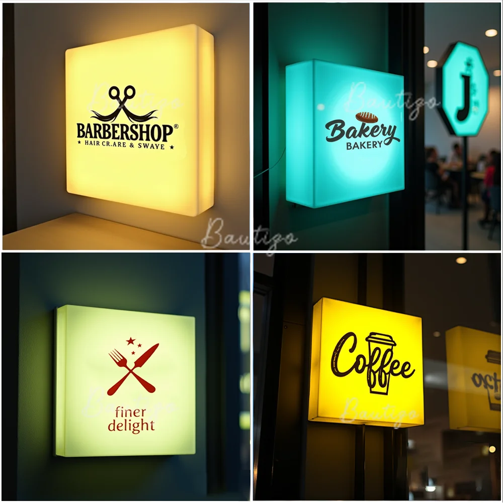 LED 간판 맞춤형 네온 사인 글자 방수 벽 장식 조명 글자 로고 개인 디자인 밝은 아크릴 비즈니스 금속