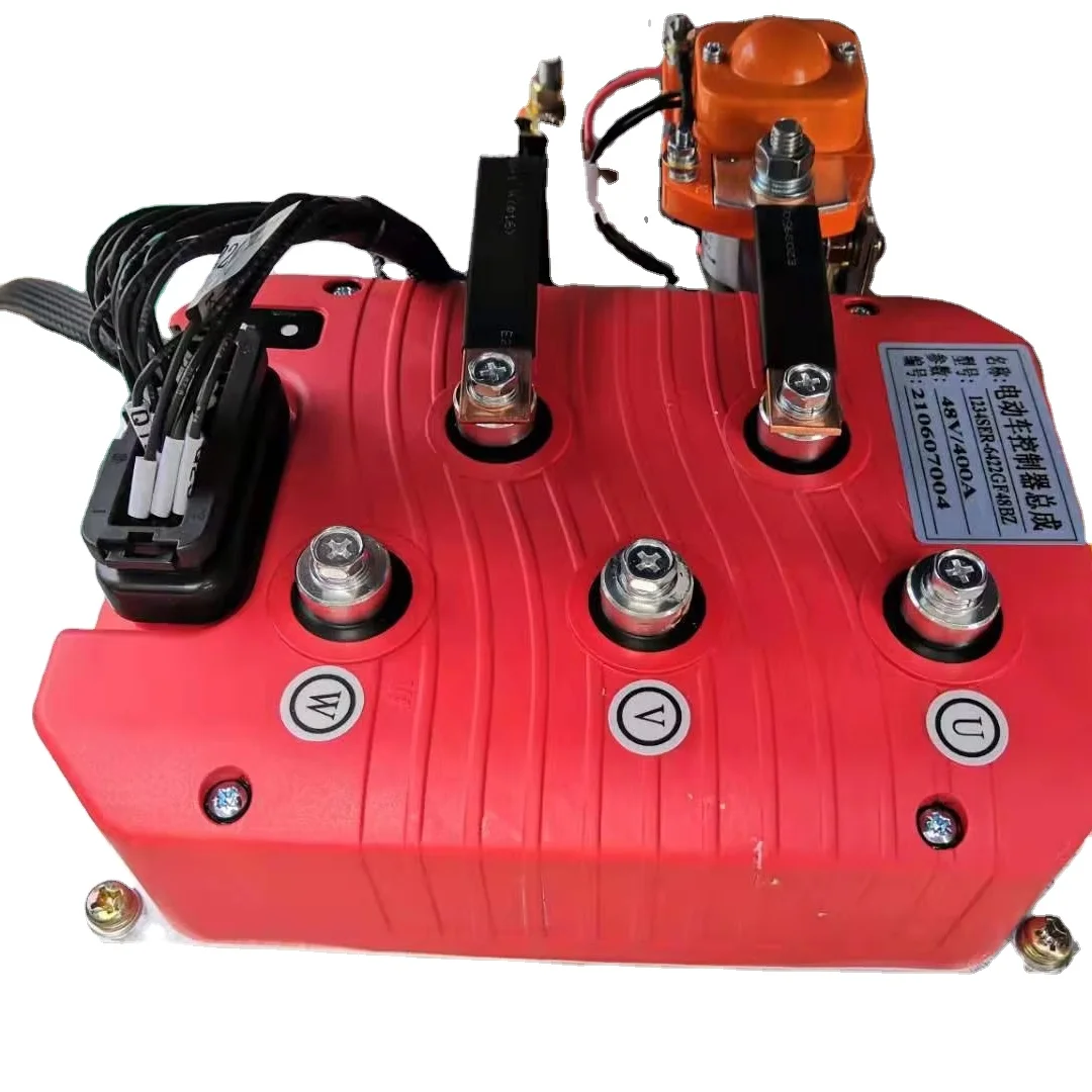 Electric Vehicle Controller Kits 1234SER-6422 Golf Cart Motor Assembly 48V/80V 350A