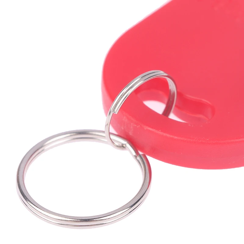 Dual Chip Frequency Key Tags, ID regravável Keyfob, 125KHZ, T5577, 13.56MHZ