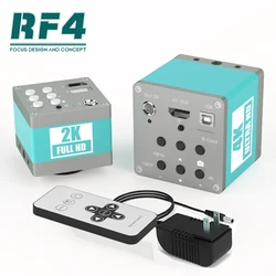 RF4 4K 2K fotocamera VGA HDMI USB TF 1080P 60FPS videocamera per microscopio obiettivo di montaggio C per telefono Tablet PC PCB IC riparazione di saldatura