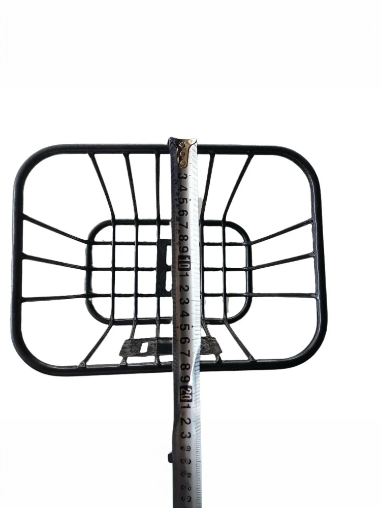 AliExpress NONE Hot！1 Set Adjustable Black Bike Rear Basket Easy To Install Bicycle Rear Basket Fixed Durable Metal Mountain Bike Basket