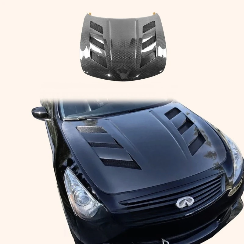

Suitable For Infiniti Infiniti Q50 Cover Carbon Fiber Modified AMS Headcover Engine Hood