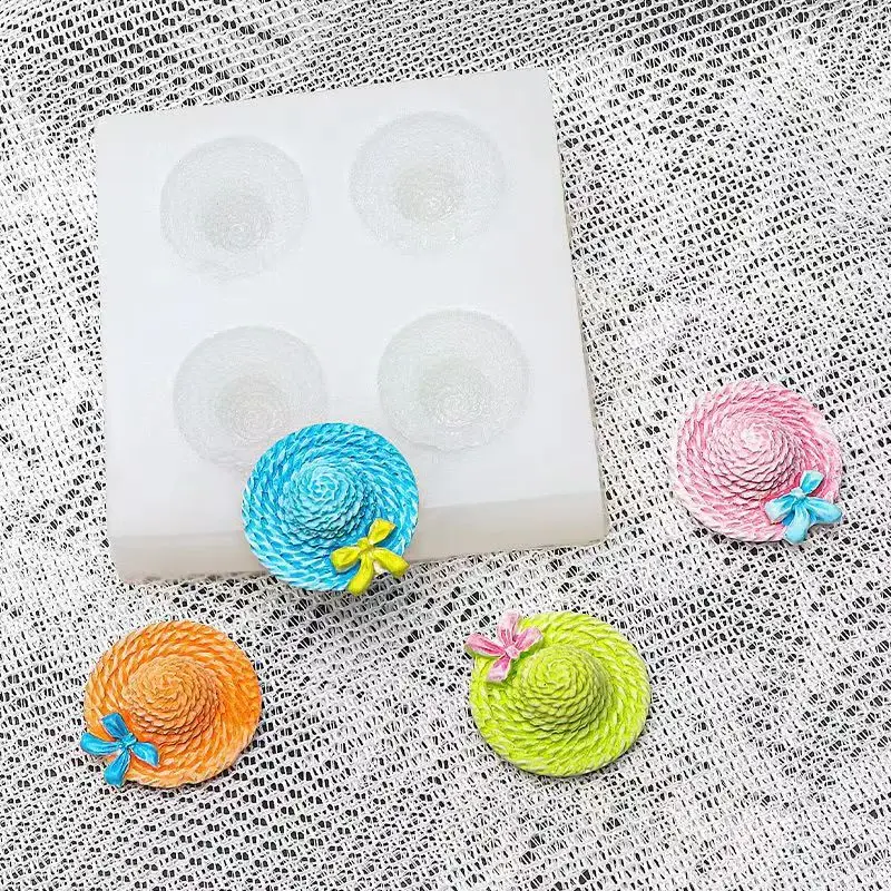 

Mini Cute Hat silicone molds potter Clay doll DIY decoration mold chocolate Fondant Silicone moldS