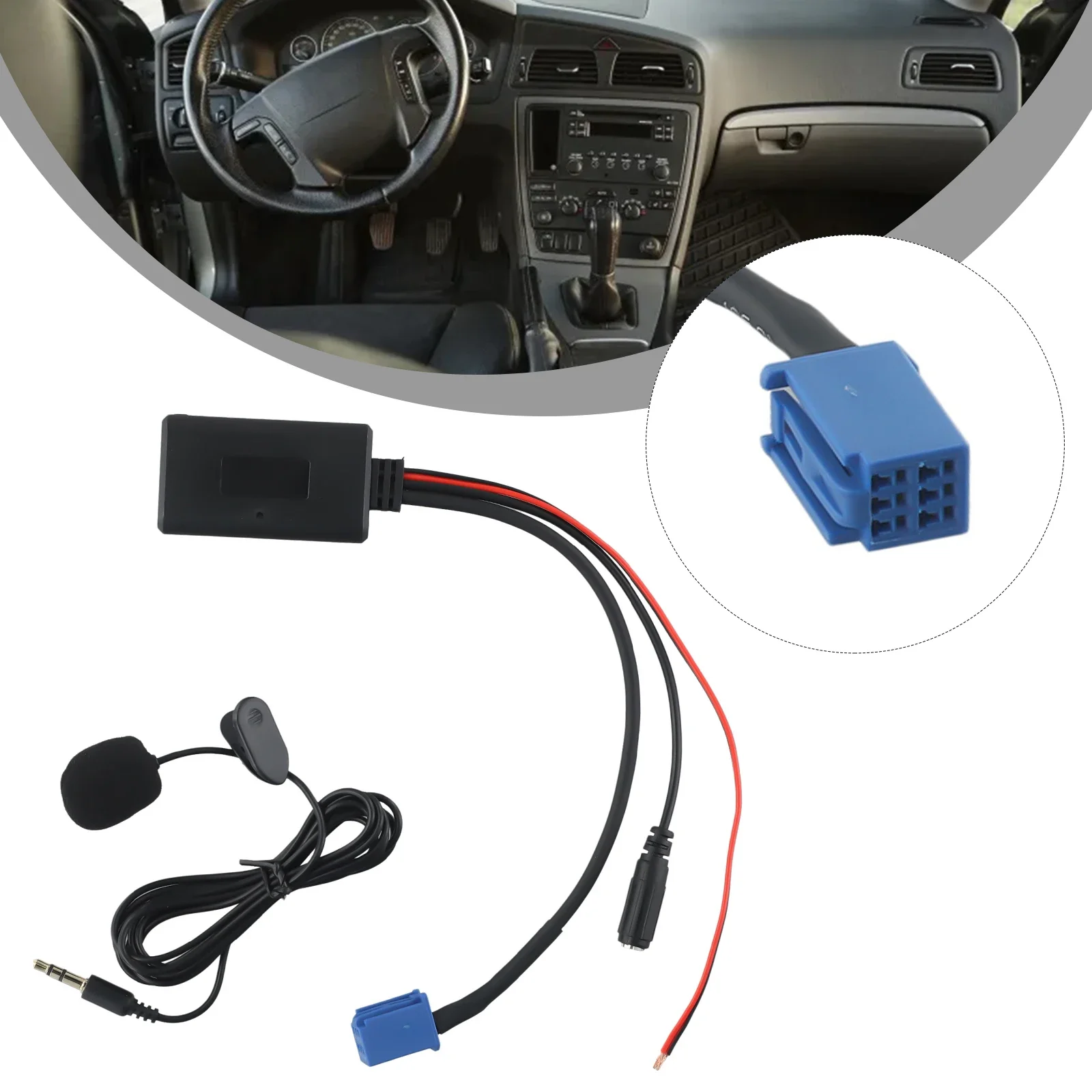 Via BT-enabled Devices  No Functional Limitations Of The Car Radi Module Handsfree Aux Audio Adapter Cable For Lexus I 50 06-08