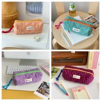 Fashion Girls Gift Makeup Bag Pen Bag Cotton Cosmetic Organizer Pouch Toiletry Handbag Large Capacity Storage Bag