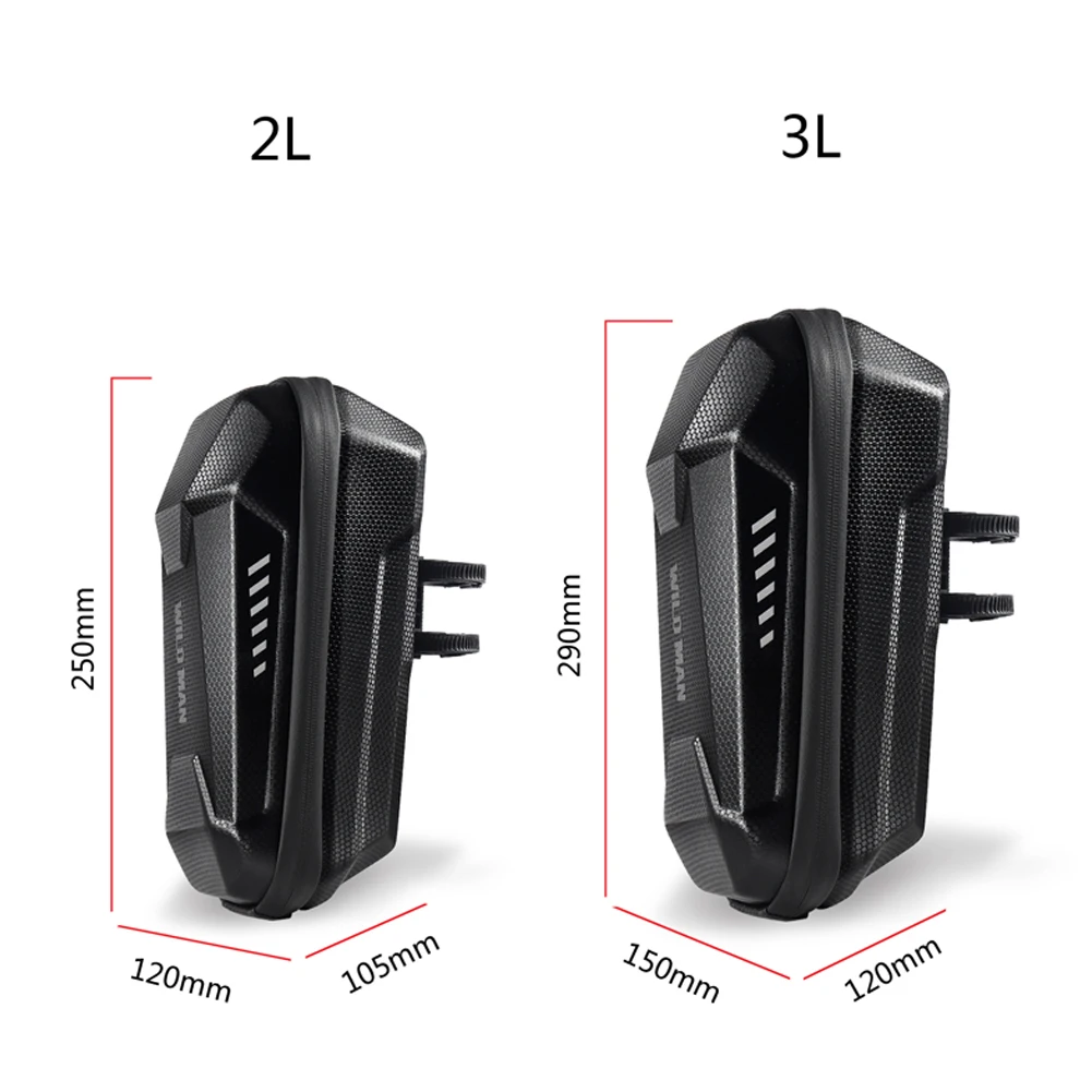Rainproof Hard Shell Bag Electric Scooter Hanging Case Bag WILD MAN Portable Waterproof Cycling Elements for M365 Pro
