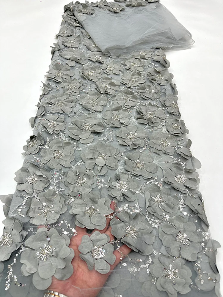 

Белая кружевная ткань, тяжелая вышивка, трубка из бисера, 3D цветок, лазерная ткань Dr, домашняя губка, подушечка, сделай сам, Hanrt, волокно, растение, цветочный