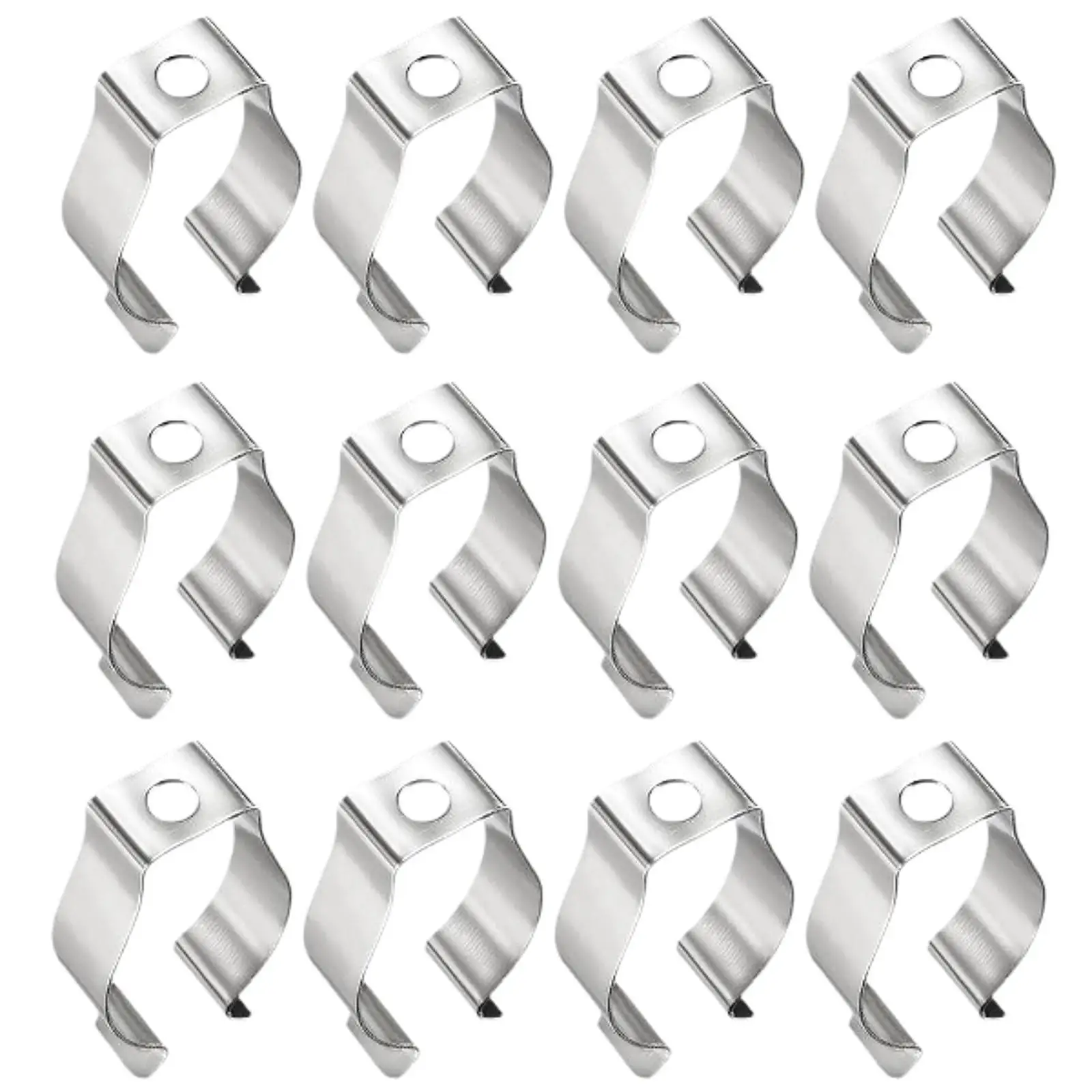 12x T8 Clip Holder Bracket LED Fluorescent Light Replacement, Easy to Install Lamp Support Lamp Holder for Wedding Industry