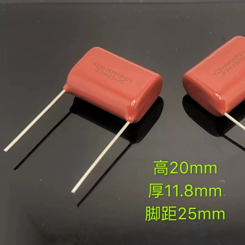 Nuevo Condensador de Película Metalizada Xiamen Farah MMKP81 334J 500V 0.33UF P25mm