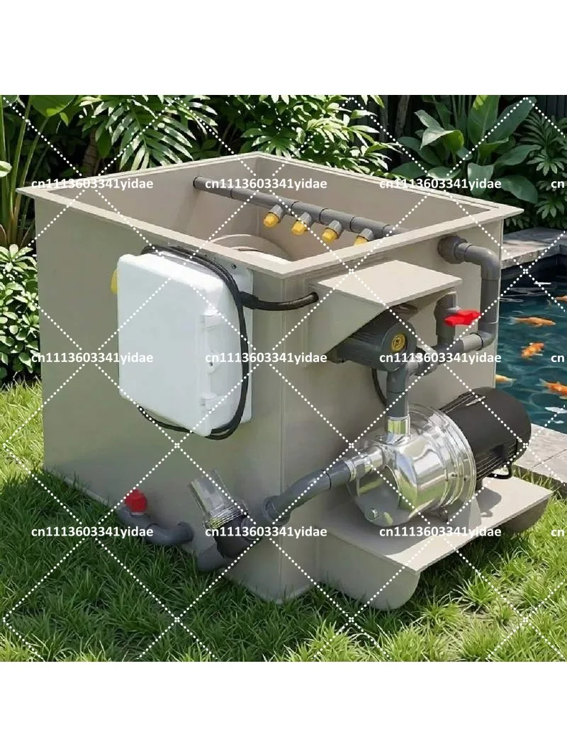 Smart Rotary Drum Filter for Koi Ponds – Auto Backwash Microscreen System for  Aquaculture