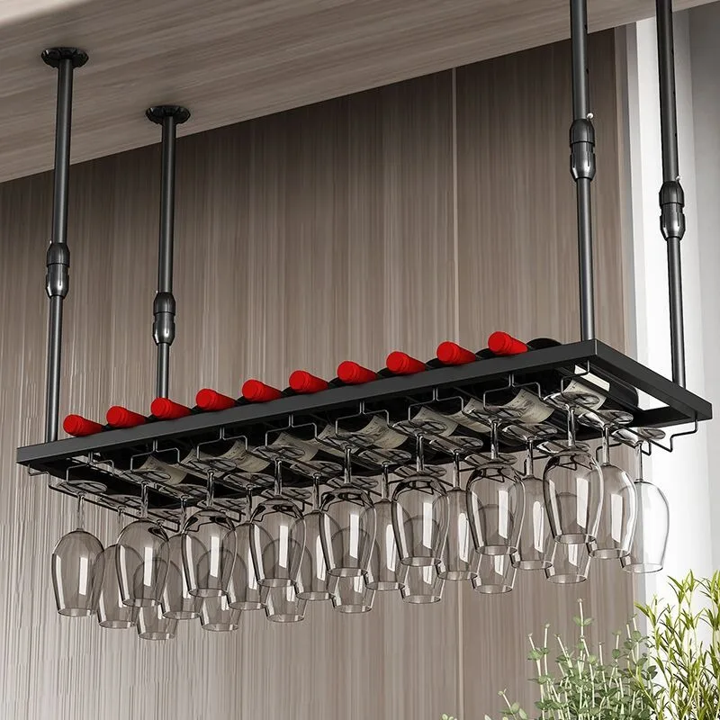 Hanging wine glass holder, bar counter hanging upside down, goblet holder, cafe ear cup hanging