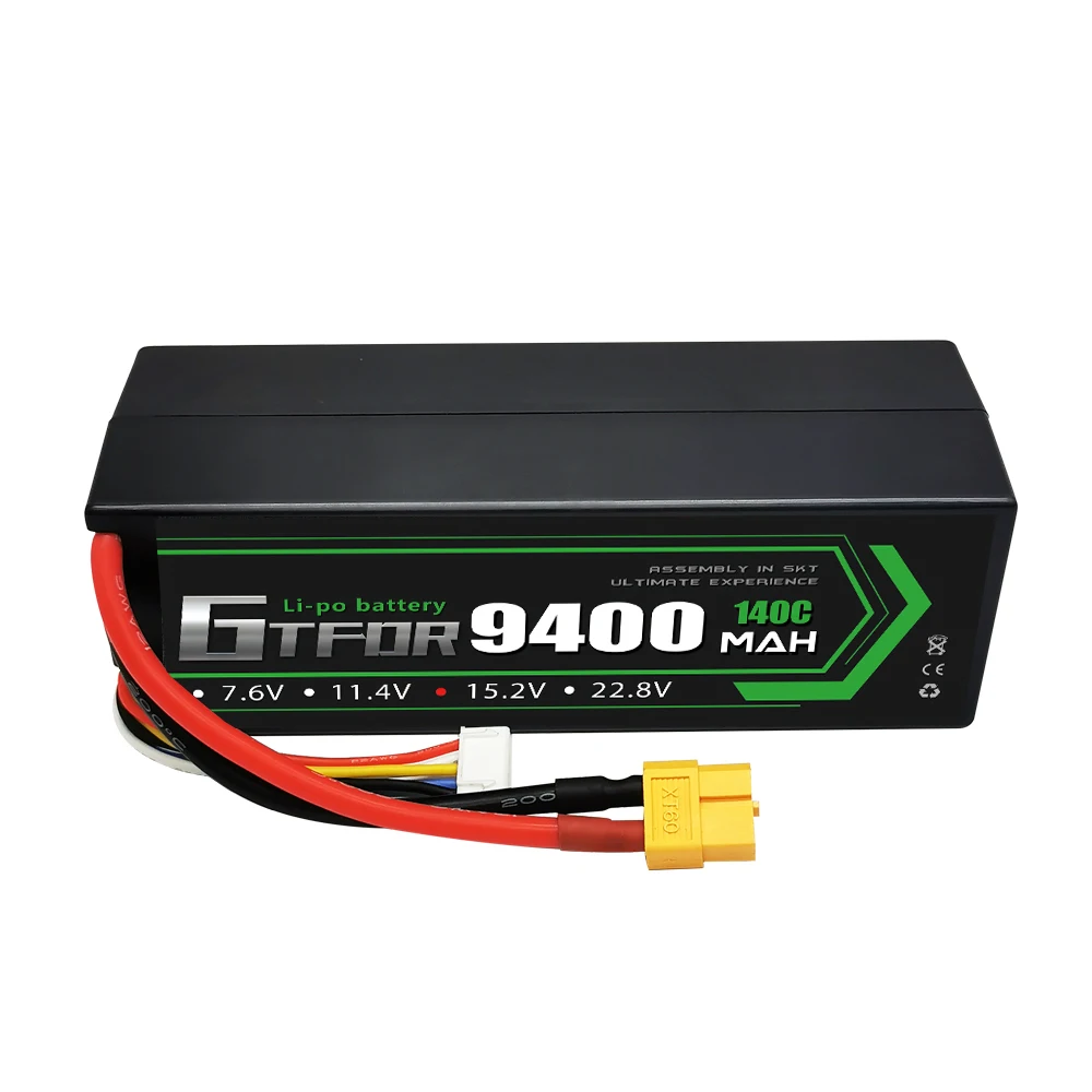 GTFDR 9400mAh 140C HV 7.6V 11.4V 15.2V bateria Lipo 11.1V 14.8V 22.2V 3S 4S 6S 10000mAh 6500mAh 6200mAh 6750mAh 8400mAh 7000mAh