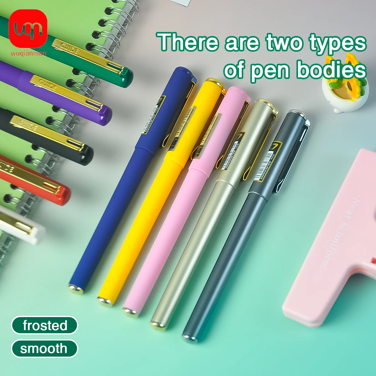 

Цветная матовая гелевая ручка WQN10, наконечник 0,7 мм, быстросохнущая и гладкая, многоцветные чернила, подходит для заметок, студентов, офисных канцелярских товаров, подарков