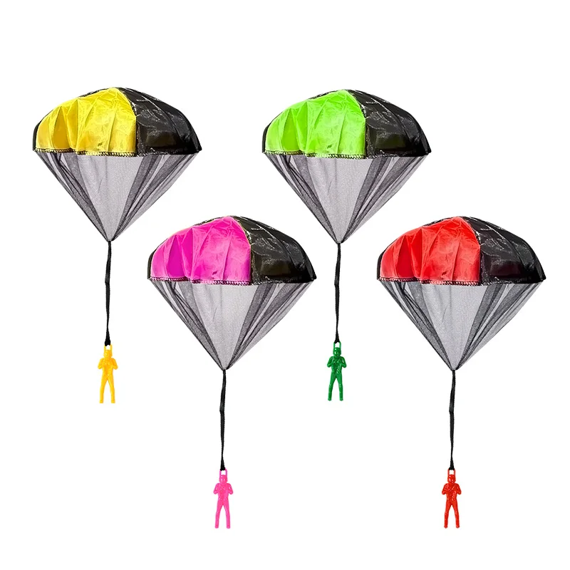 

6Pcs Colorful Parachute Toys Hand Throwing Figure Soldier Toys Indoor Outdoor Games Wedding Birthday Party Decor Kids Gifts