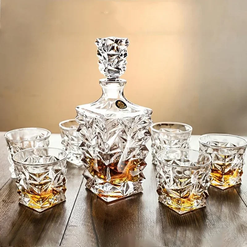 Glassware Champagne Bar Sets Tequileros Beer Liquor Bottle Brandy Bar Sets Whisky Wine Decanter  Bar Equipment