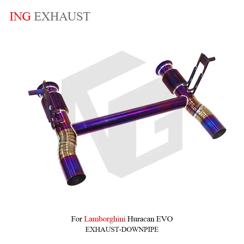 

ING Catback for Lamborghini Huracan EVO Simple Valveless Muffler DC Tuning Pipe Exhaust System Without Lower Bracket