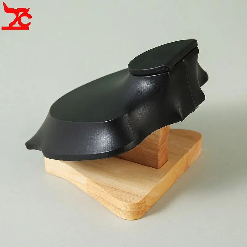 

Wooden Base Necklace Display Stand Mannequin Necklace Pendant Display Rack Jewelry Accessory Stand Photography Prop Wholesale
