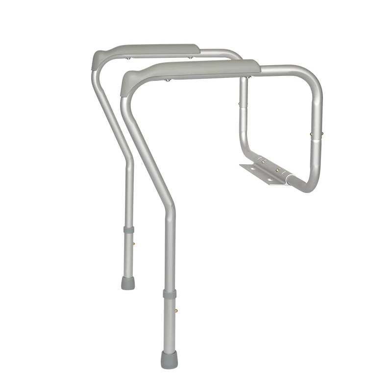 

Toilet Safety Frame & Rail Folding and Portable Bathroom Toilet Safety Rails Handrail Toilet Bars with Adjustable Height