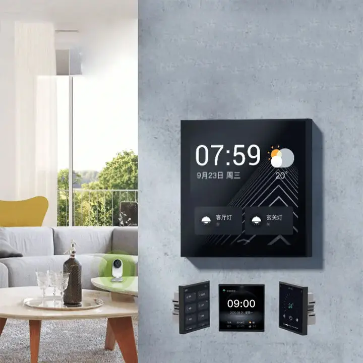 Sistem Kontrol Terintegrasi Otomatisasi Rumah Modern Produk Rumah Pintar WIFI Aman Alexa & Google dengan Integrasi Aman