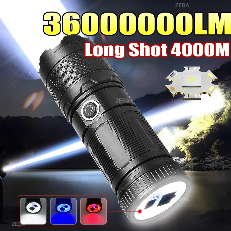36000000lm-高輝度-led-懐中電灯最も強力な-abs-トーチライト充電式ズームポータブルランプ-cob-キャンプライト付き