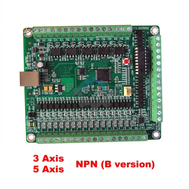 CNC Mach3 USB Interface Board 3Axis 5Axis Motion Control Card CNC Engraving Machine Milling Machine Support 3Axis 5Axis Linkage