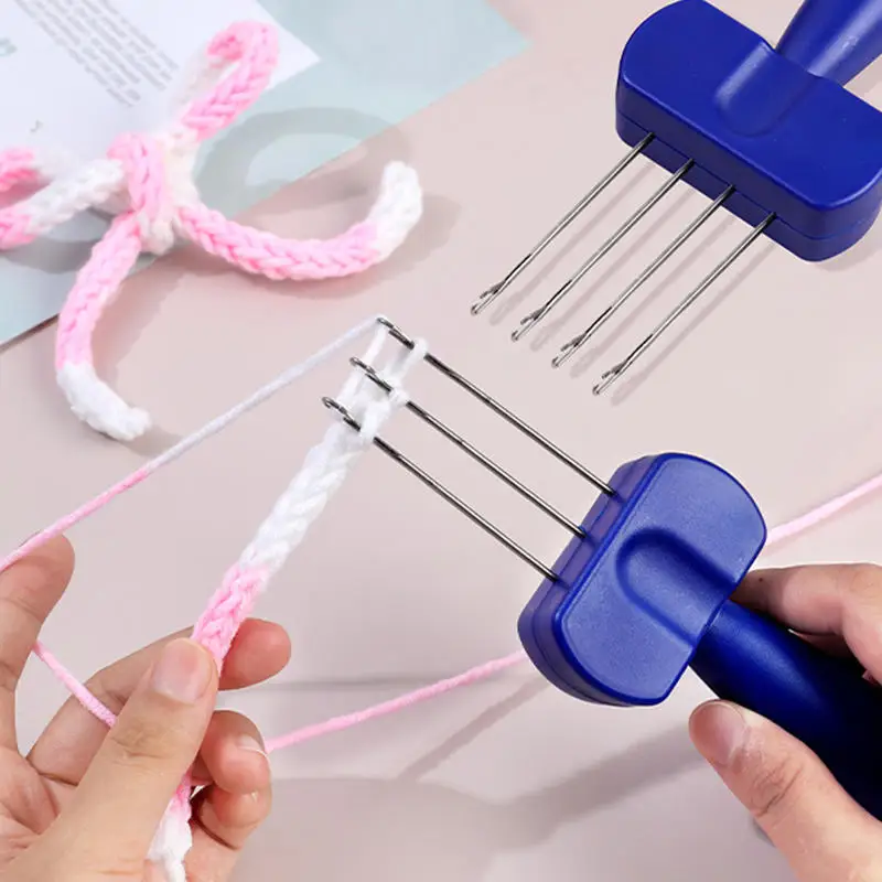 

Cross-Border Cord Icord Making Tool Yarn Crochet Hook Needle Edge Assistor Tool Imported No Patent Goods for Home Creative Style