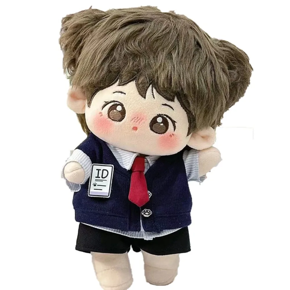 

Camisole Skirt Preppy Cotton Doll‘s Clothes Plaid Bow Knot Idol Doll Clothes Tulip Pearl 20cm Cotton Doll Outfit Birthday Gift