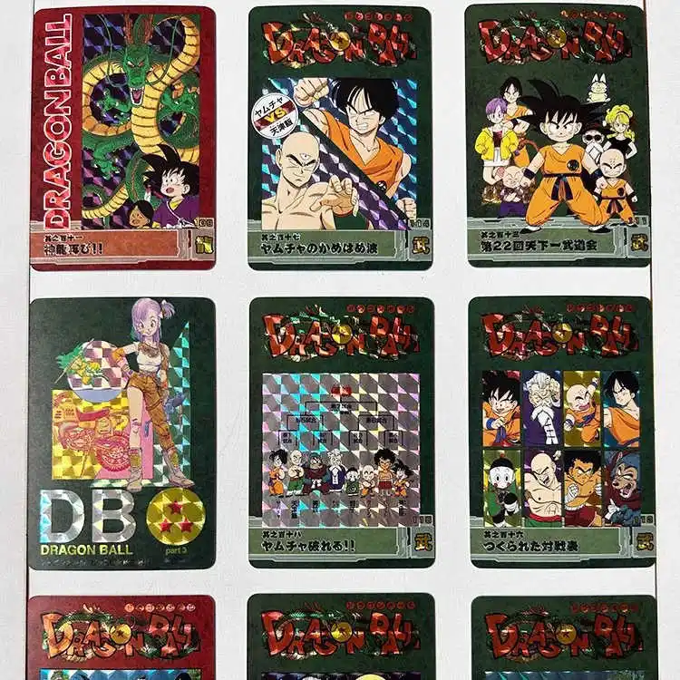 DIY Dragon Ball Fengyun Title Page & Cover Complete Set Holo Cards Vol.1-9 Anime Manga TCG CCG Collectible Gift Rare
