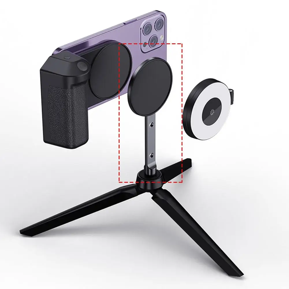 Phone Photography Magnetic Holder for Magsafe Tripod Stabilizer for Cell Phone 1/4 Interface Bracket Selfie For Macsafe Holder