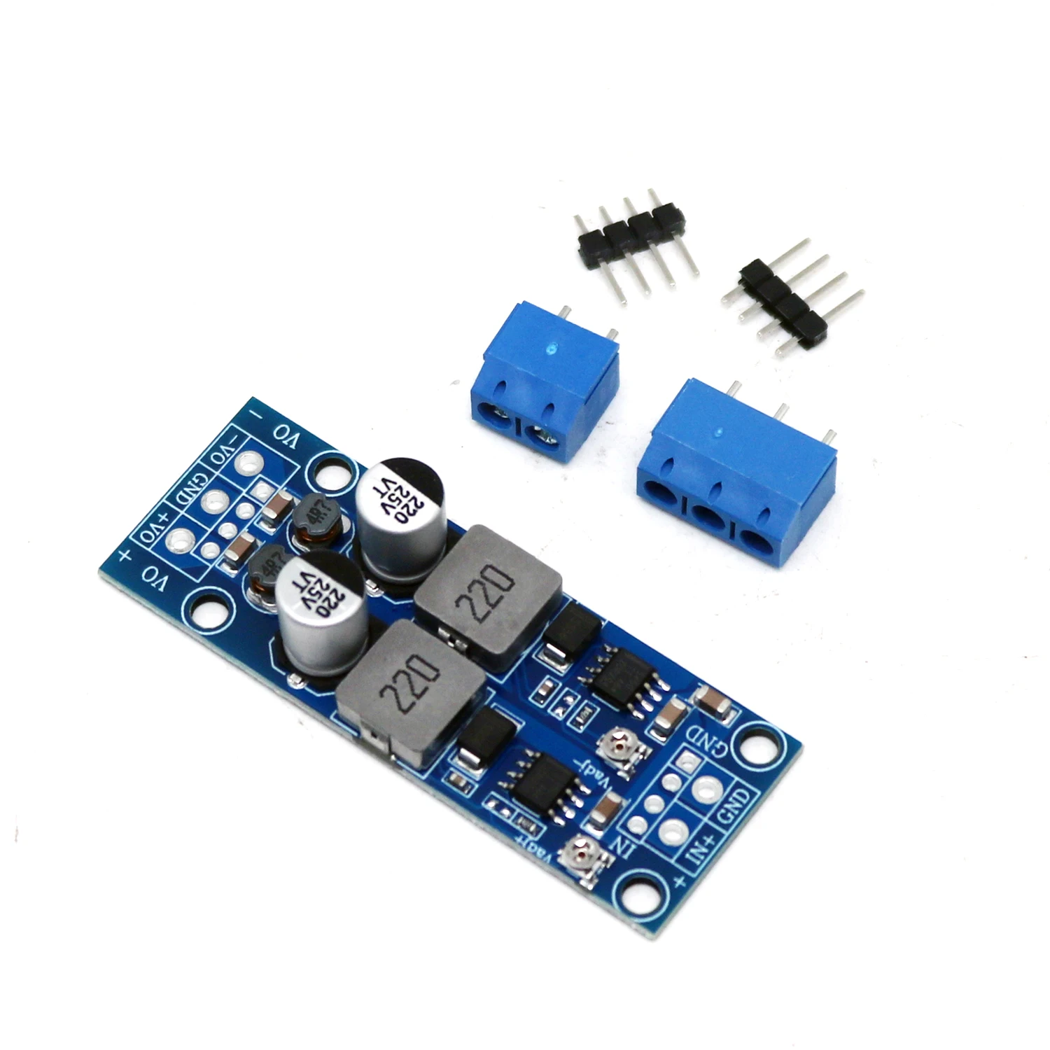 30W DC-DC Buck Positive negative Voltage Converter Power Supply Module 4.5-30V TO 5V 9V 12V 15V Adjustable Dual output Regulator