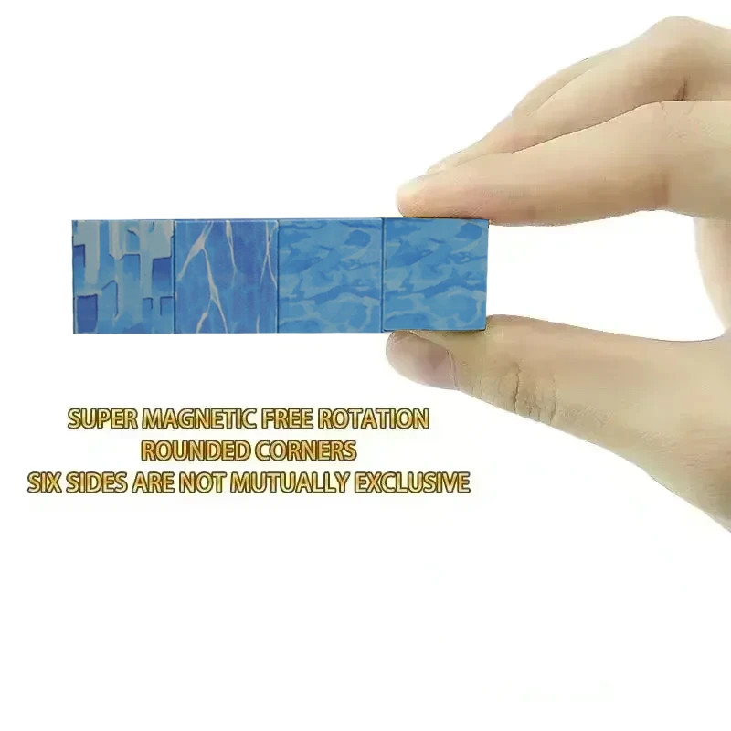 Magnetyczne Klocki Konstrukcyjne World Cube Magnet World Zestaw dla Dzieci od 3 Lat DIY Model Edukacyjny STEM Najlepsza Zabawka Sensoryczna Montessori