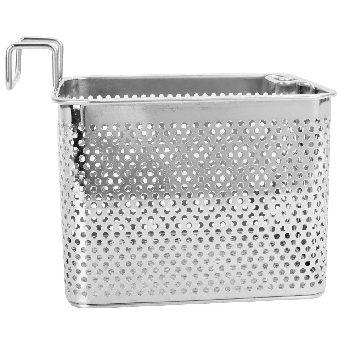 

Stainless Steel Frying Basket Square Drain Grid Detachable Handle Oil Drain Fry Basket Chips French Fries Colander Mesh