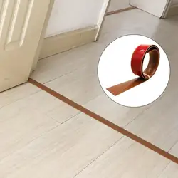 200*4cm Edge Trim Door Seal Strip Self-Adhesive Wood Floor Transition Strip Easy Cut PVC Edge Guard Seamless Floor Corner Cover